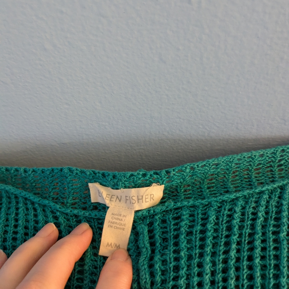 Teal Women's Sweater - Picture 2 of 3
